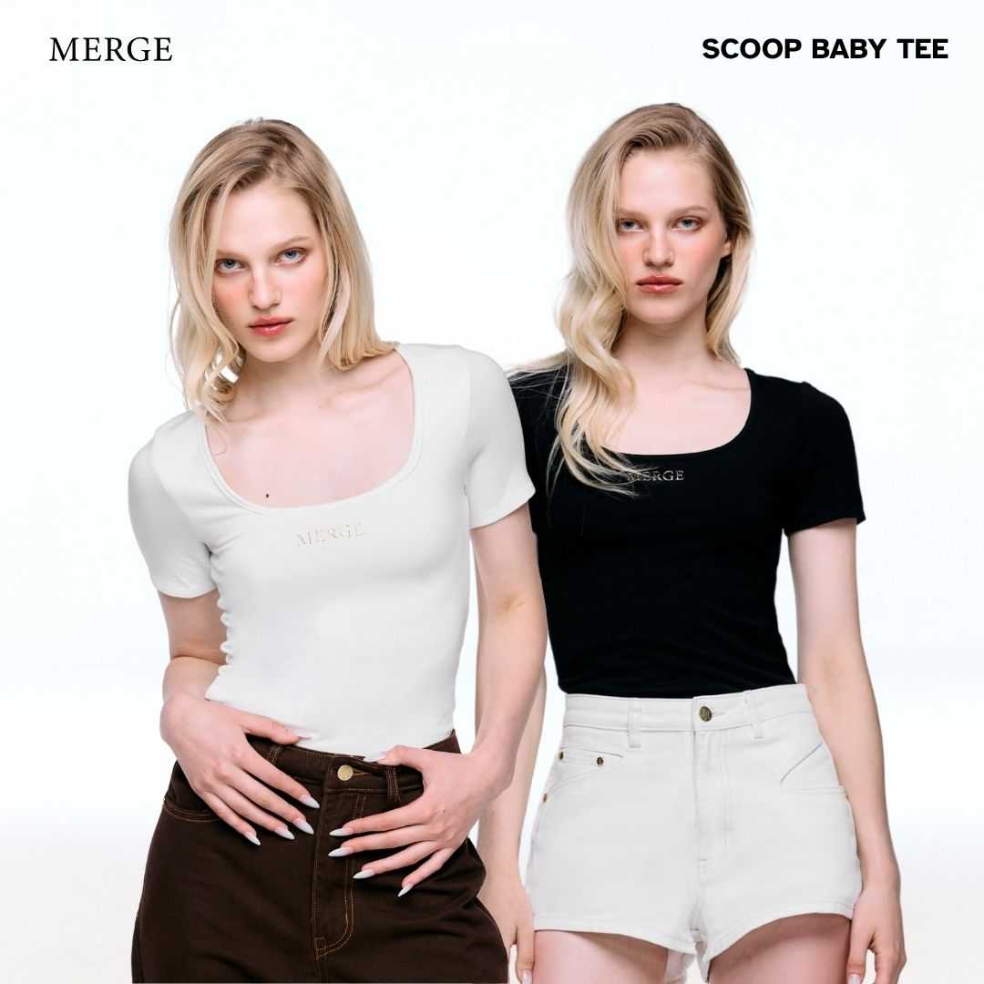Merge Official - Scoop Baby Tee (พร้อมส่ง)