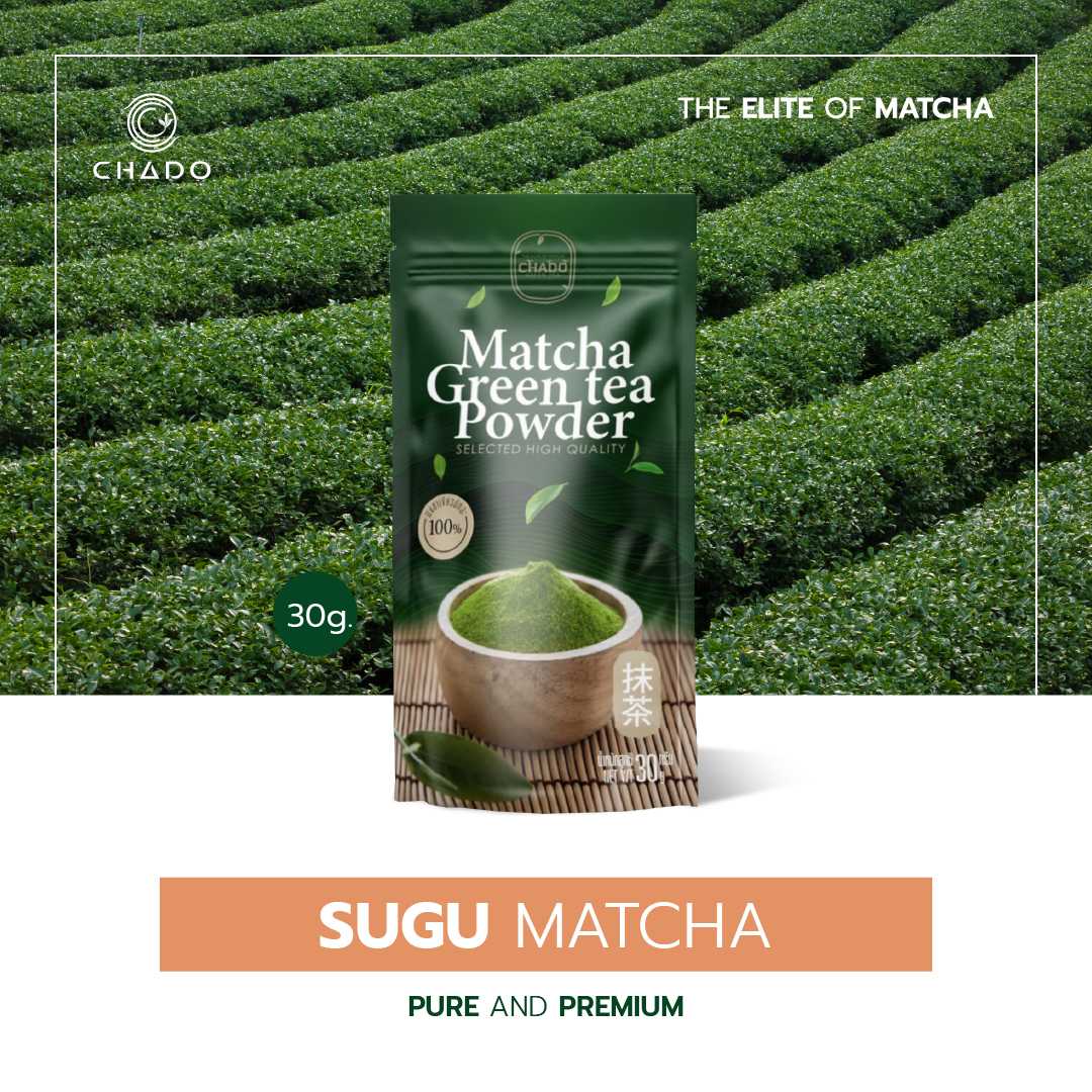 MATCHA GREEN TEA POWDER MATCHA S 30g. มัทฉะ กรีนที พาวเดอร์ มัทฉะ เอส 30 กรัม