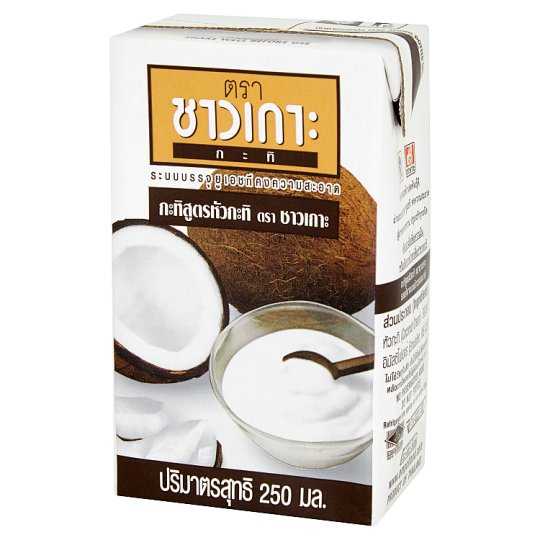 เครื่องปรุง - ชาวเกาะ กะทิสูตรหัวกะทิ 250มล. (กล่องละ)