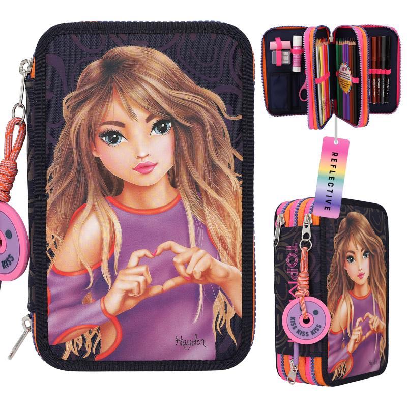 TOPModel Triple Pencil Case NIGHT LIGHT