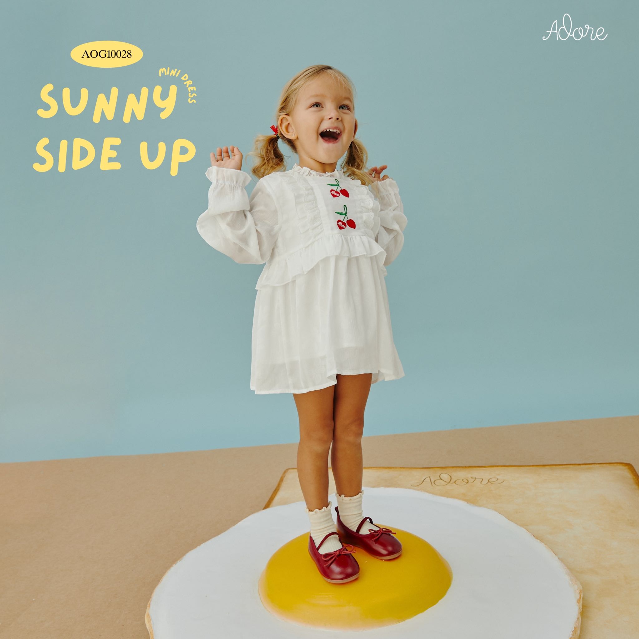 ADORE2112 AOG10028 : SUNNY SIDE UP MINIDRESS