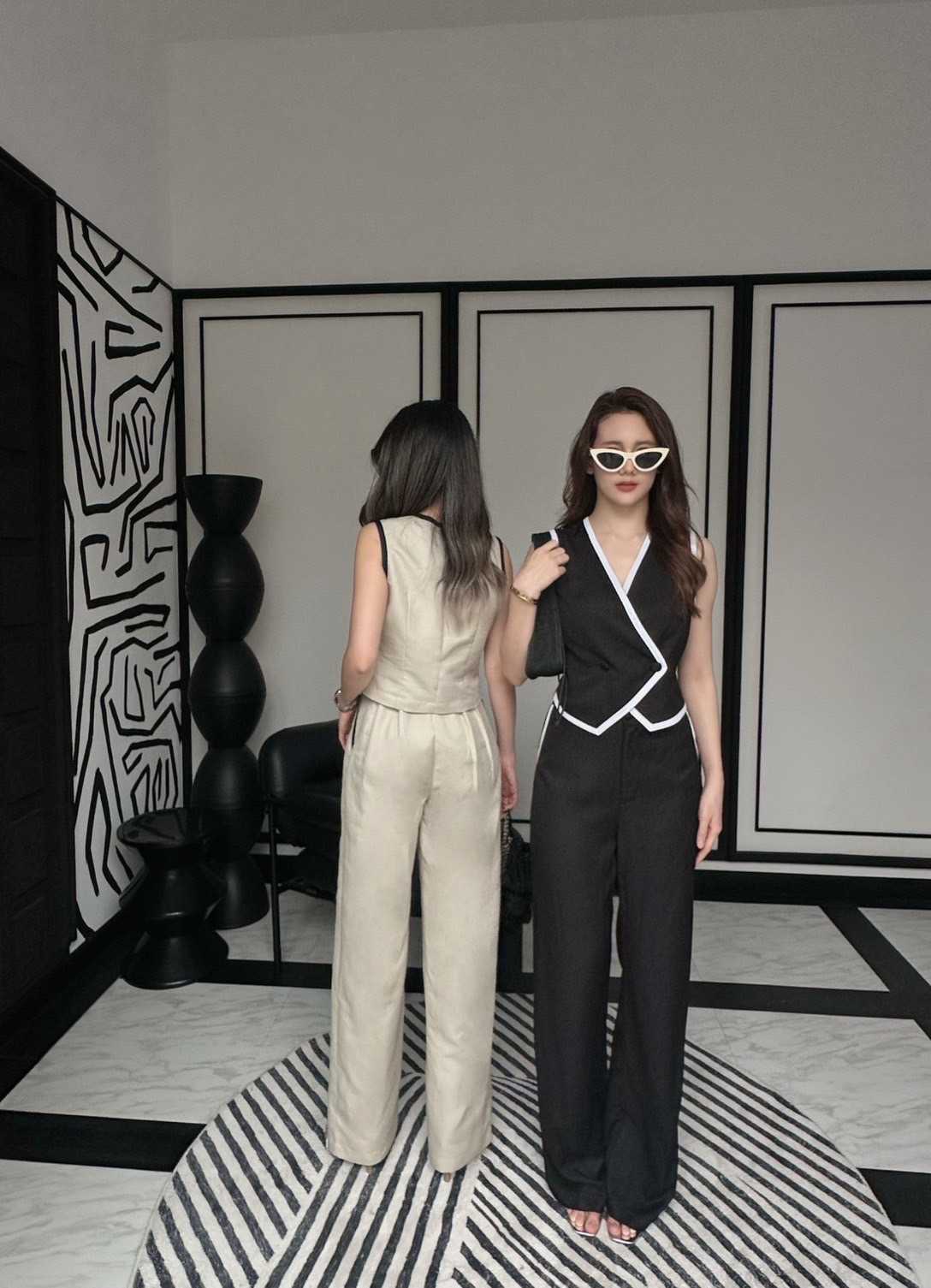 MIA SET เสื้อเวสท์ + กางเกง มี 3 สี