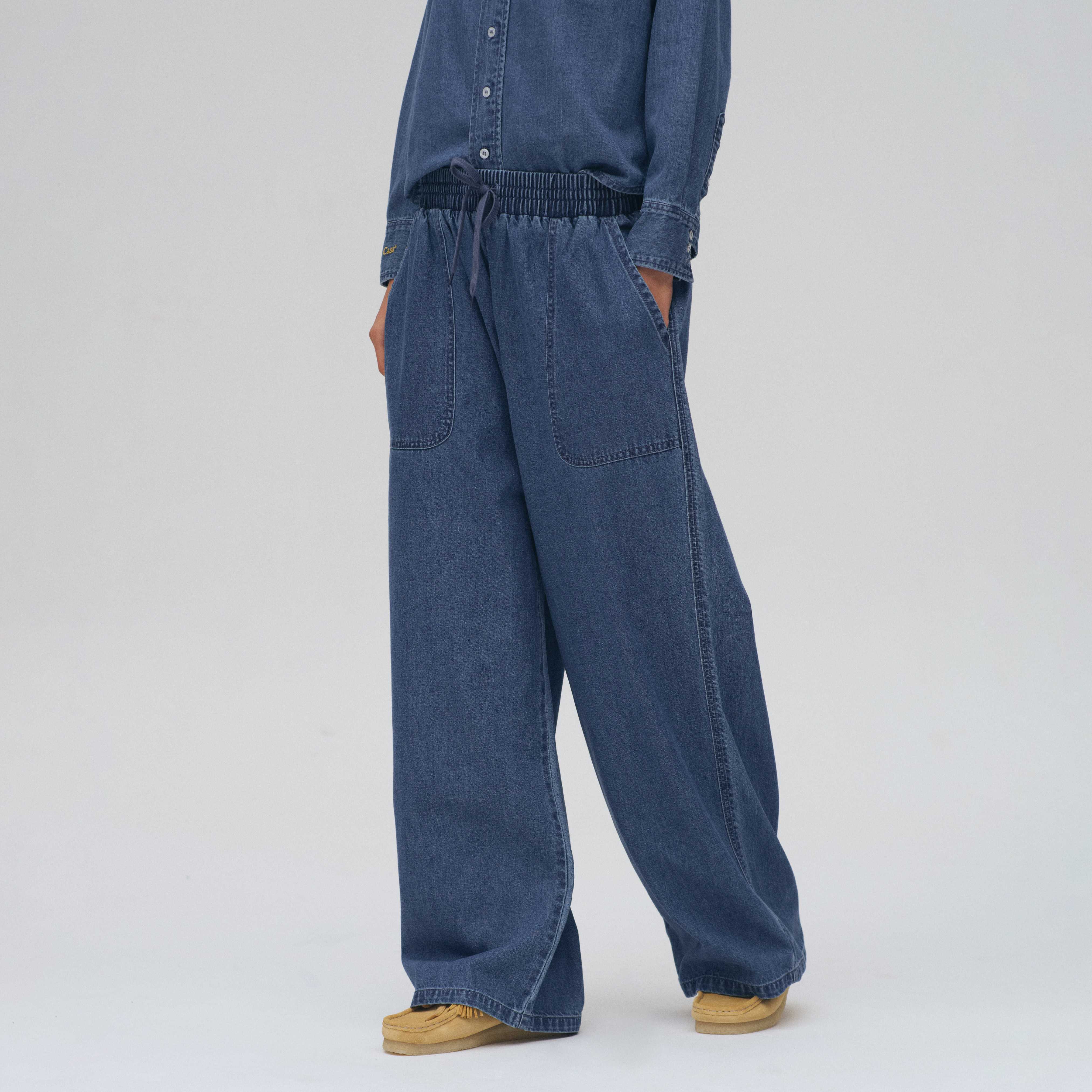 CHAMBRAY PANTS