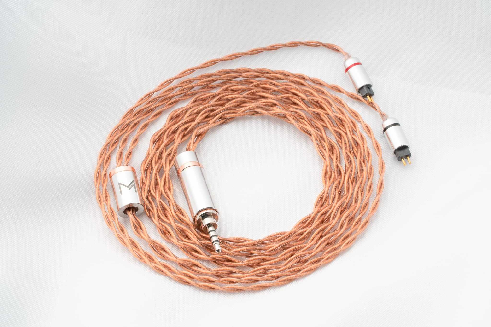 สายอัพเกรดหูฟัง The Cable Master -Vermeer (เฟอร์เมอร์) แบบถัก 4 เส้น  รับประกันสินค้า 6 เดือน