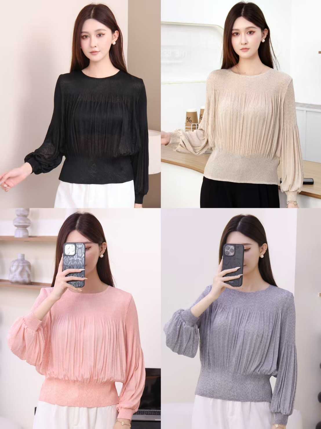 Pre-order รหัส51-37 จองเสื้ออัดพลีท  (ส่ง5/10/68)
