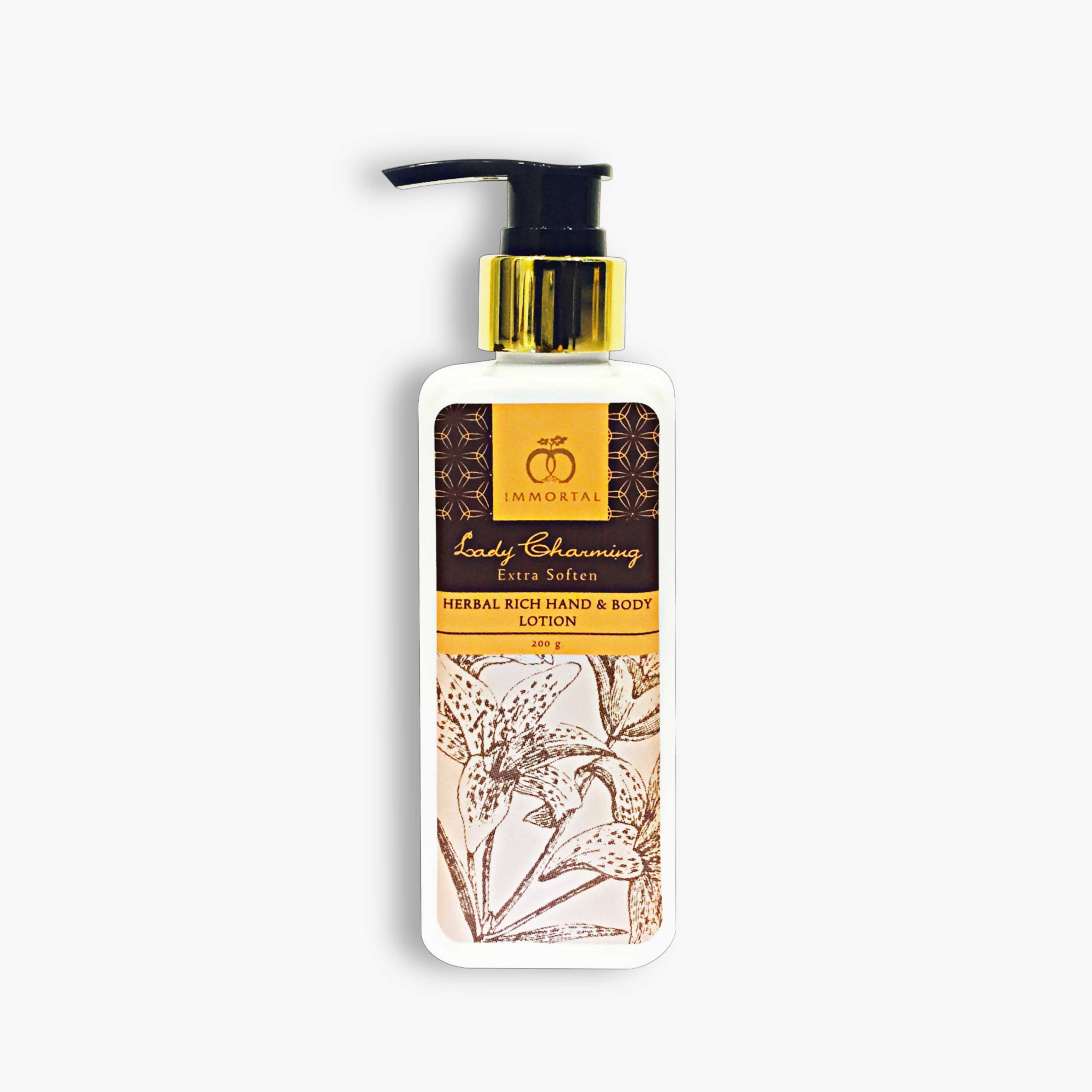 HERBAL HAND & BODY LOTION 200 G - LADY CHARMING