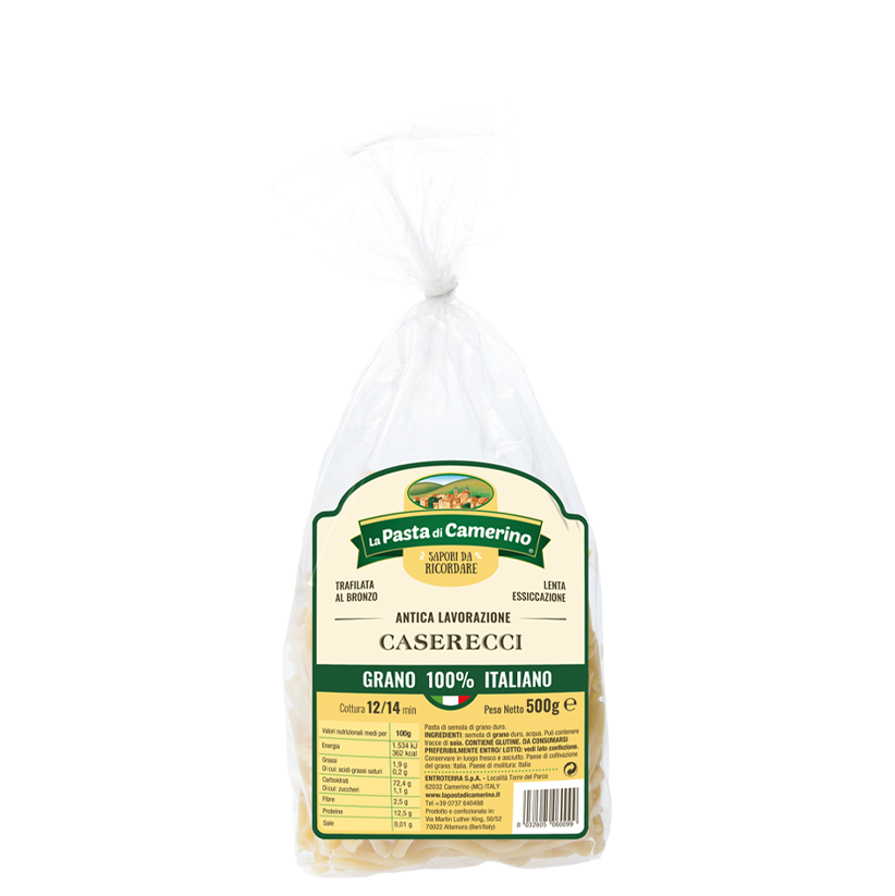 Caserecci Durum Wheat Camerino - 500gr