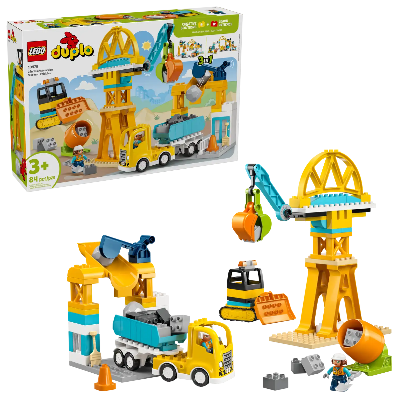 LEGO 10476 3 in 1 Construction Site and..(สินค้าซื้อแล้วไม่รับเปลี่ยนคืน)