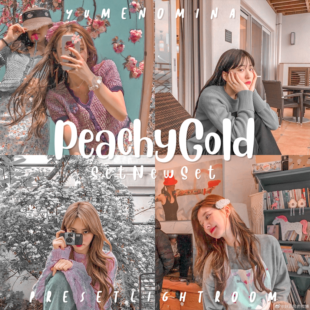 PEACHY GOLD — ꒰Set NewSetสั่งซื้อแยก꒱ PRESET LIGHTROOM