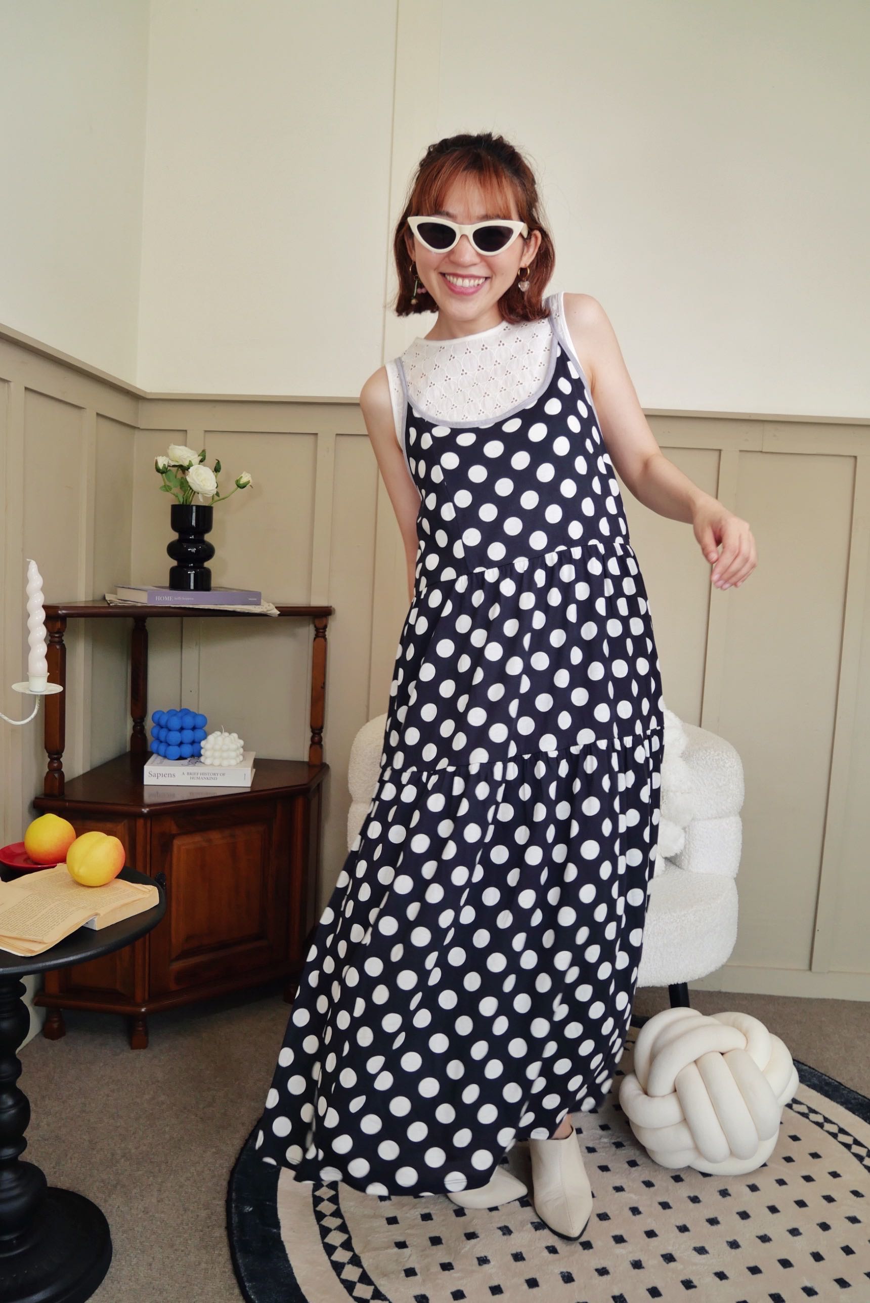 Lullaby Dress ~ Polka dot