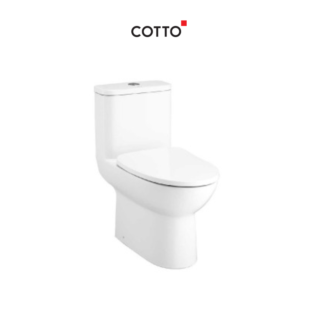COTTO C105507 สุขภัณฑ์ชิ้นเดียว รุ่น MOOD (ท่อลงพื้น )