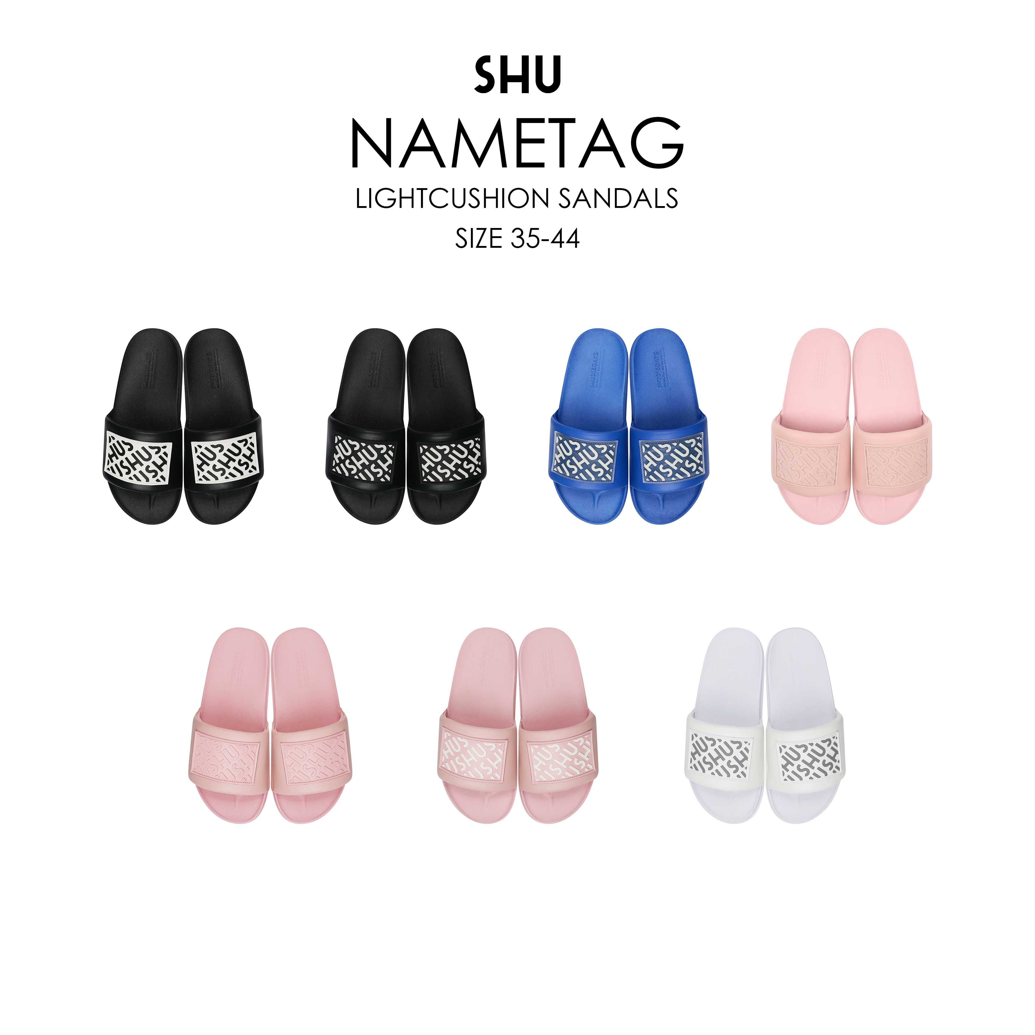 SHU NAMETAG LIGHTCUSHION SANDALS - SWSL0205