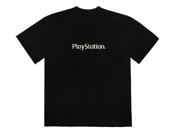 Travis Scott x PlayStation MotherBoard logo Tee (BLACK)