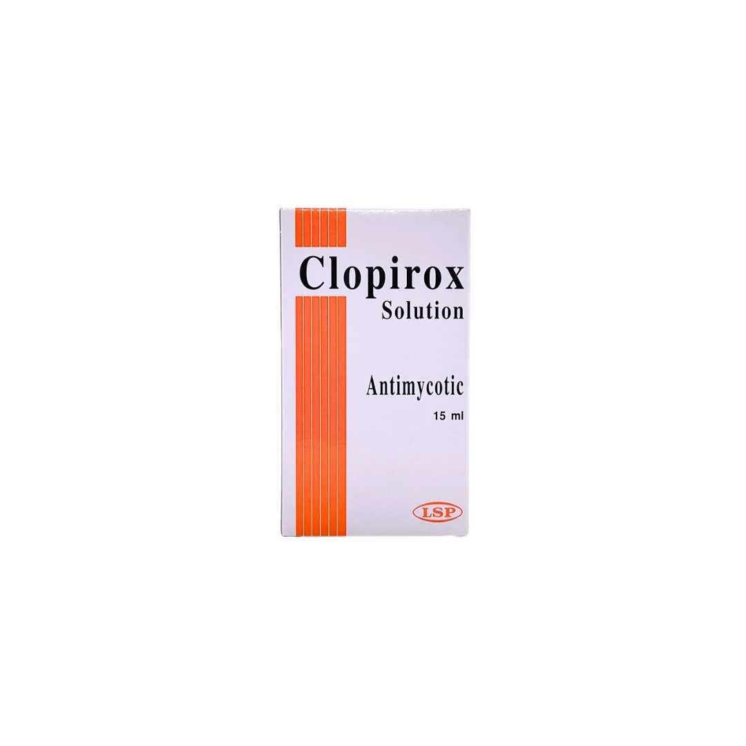 Clopirox Solution 15ml สำหรับโรคผิวหนังที่เกิดจากเชื้อรา