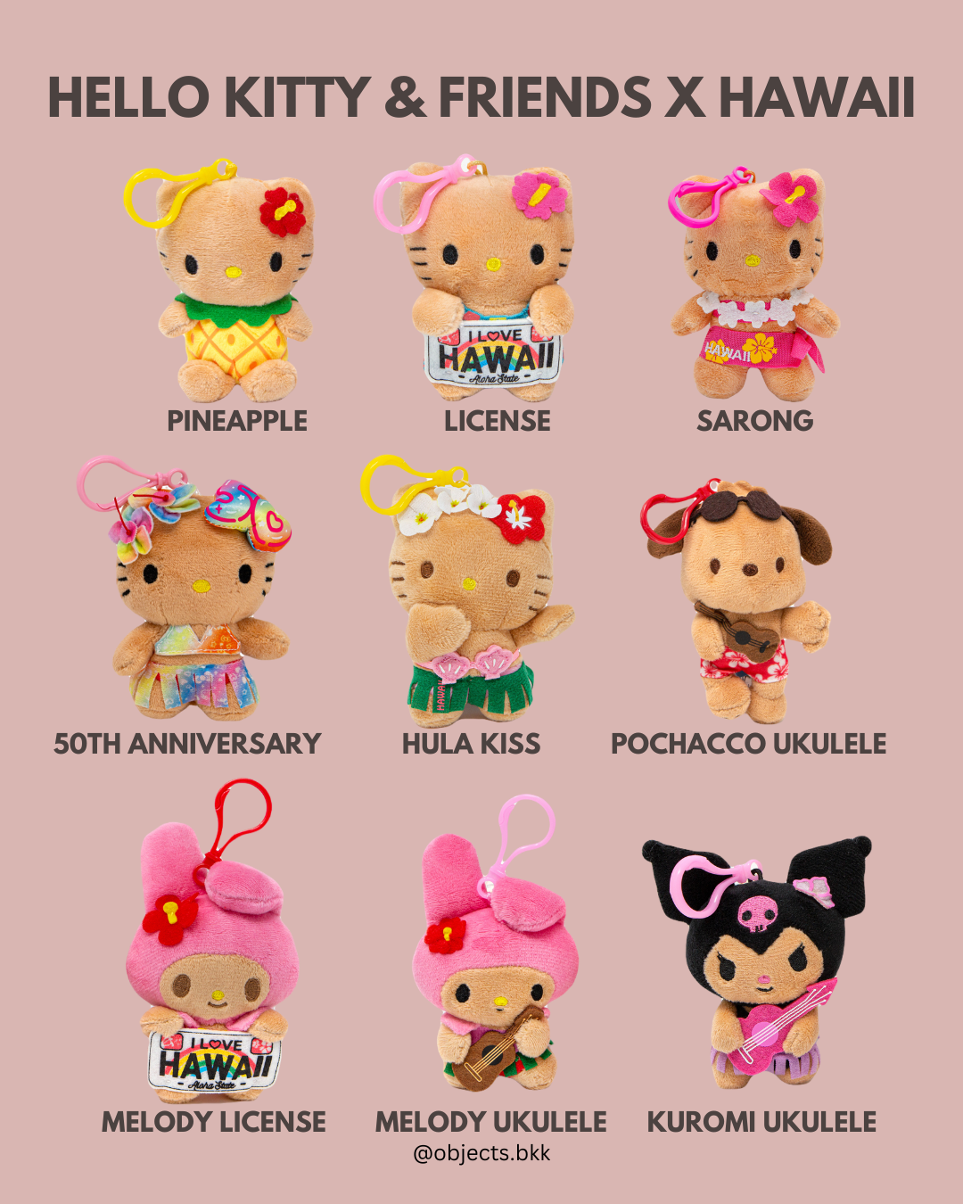 Hello Kitty & Friends x HAWAII