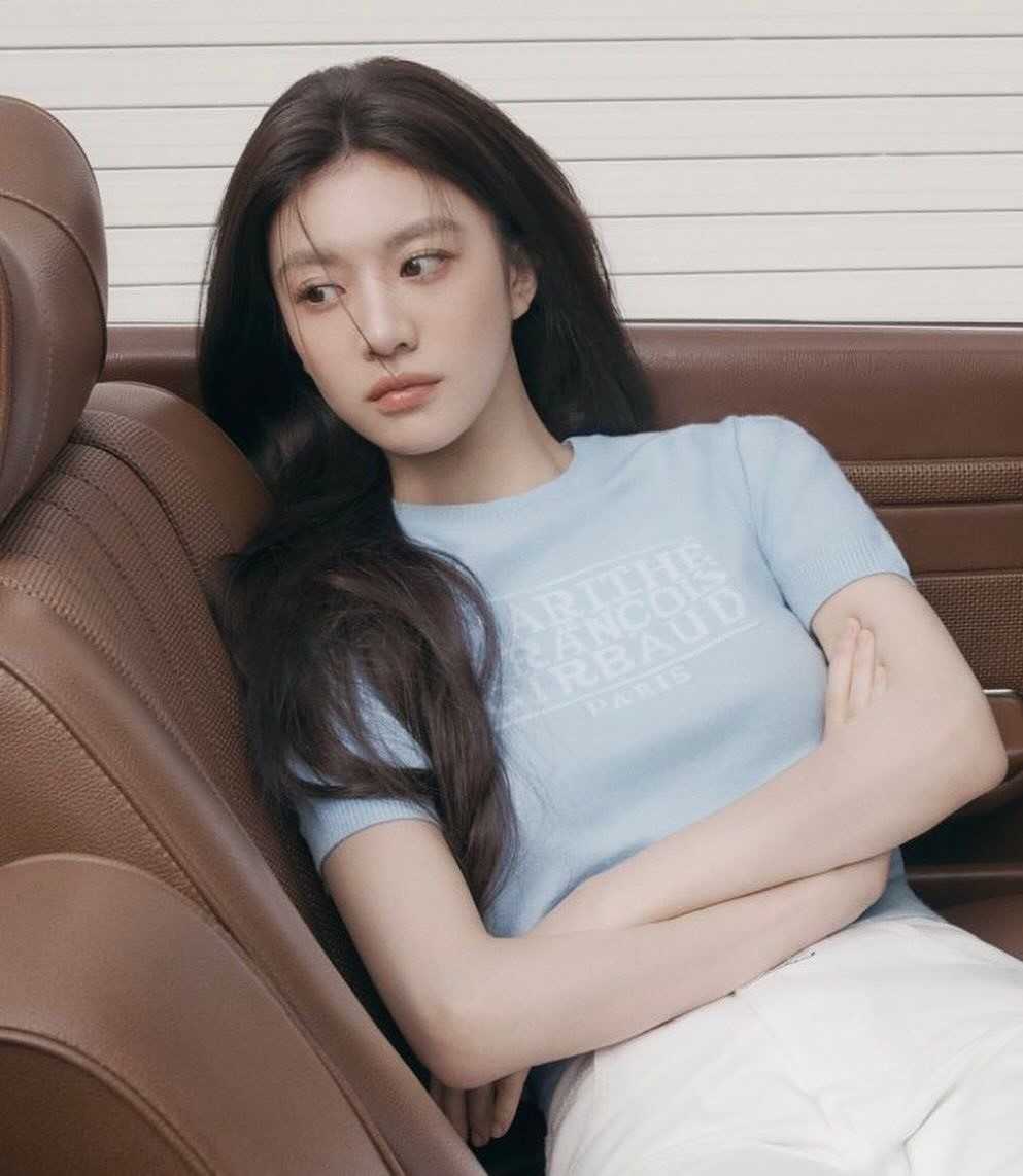Marithe Frandcois Girbaud Classic Logo knitt Sweater / สีชมพู