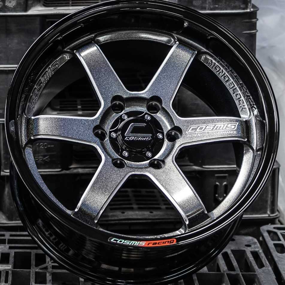 แม็กซ์ RG-06T(TD256) 18X10.5 6X139.7 ET30 CB.106 POWERSILVERBLACK-LP(BLACK)-W+PLATE(Custom)