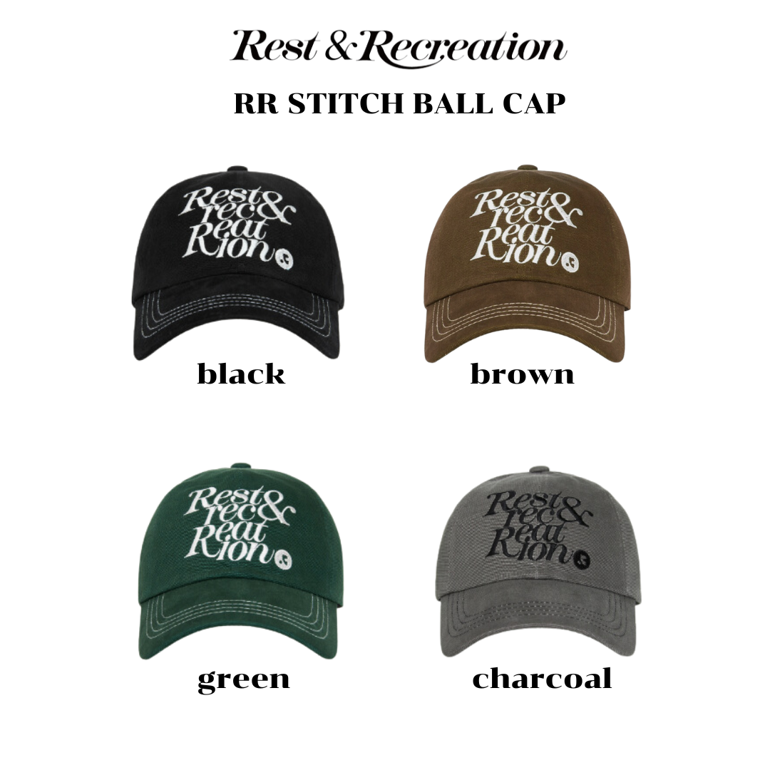 พร้อมส่ง Rest and Recreation หมวก รุ่น  RR STITCH BALL CAP