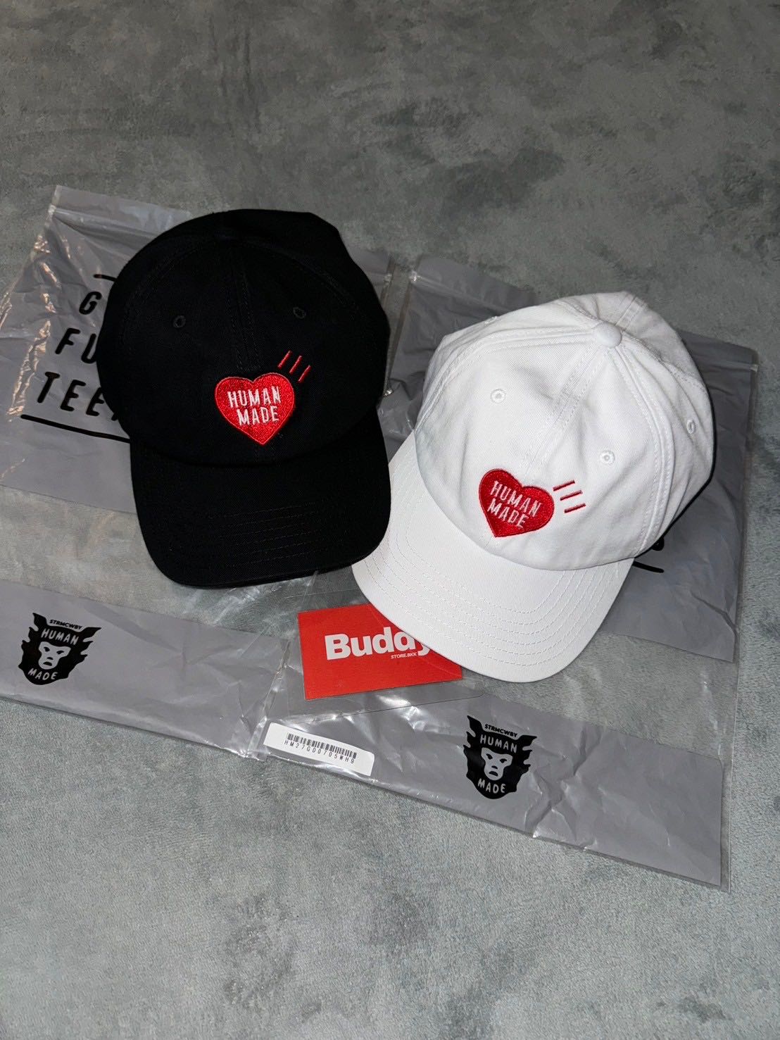 Human Made Daily Cap (Black/White)