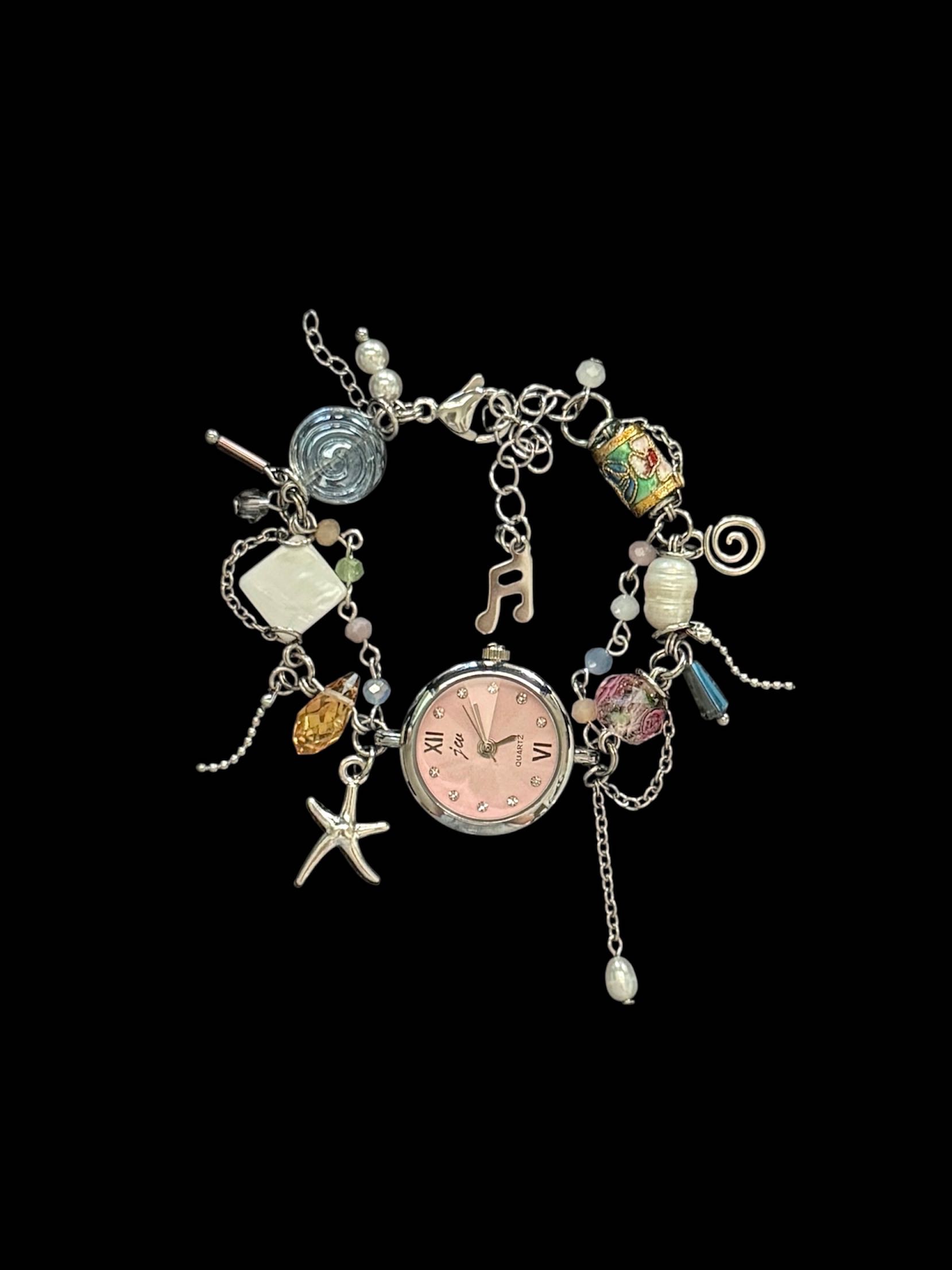 LAYERED PINK 👛 Watch Bracelet 