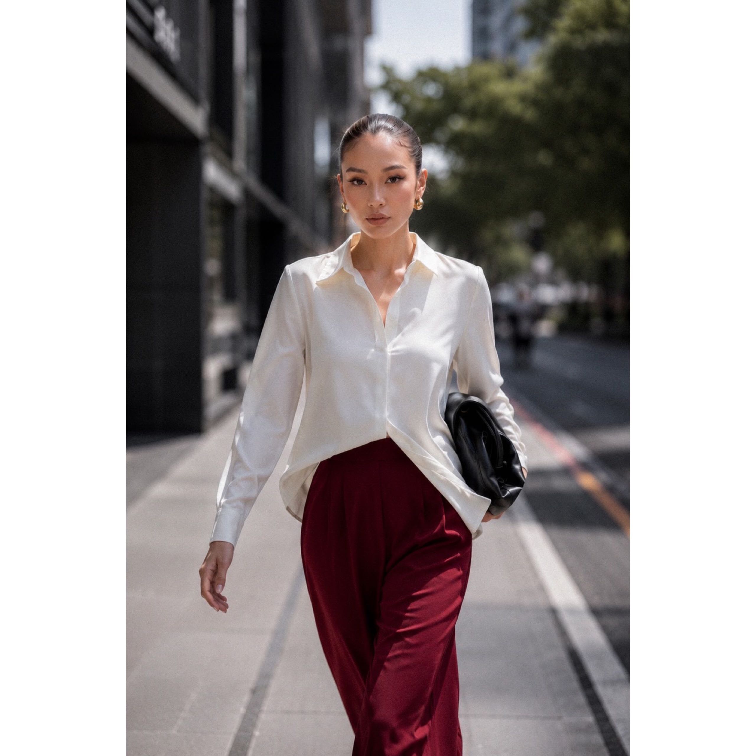 COLLAR LONG SLEEVE SHIRT
