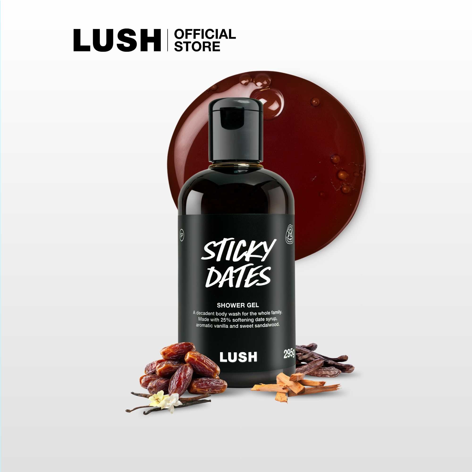 LUSH สบู่เหลว เจลอาบน้ำ STICKY DATES SHOWER GEL