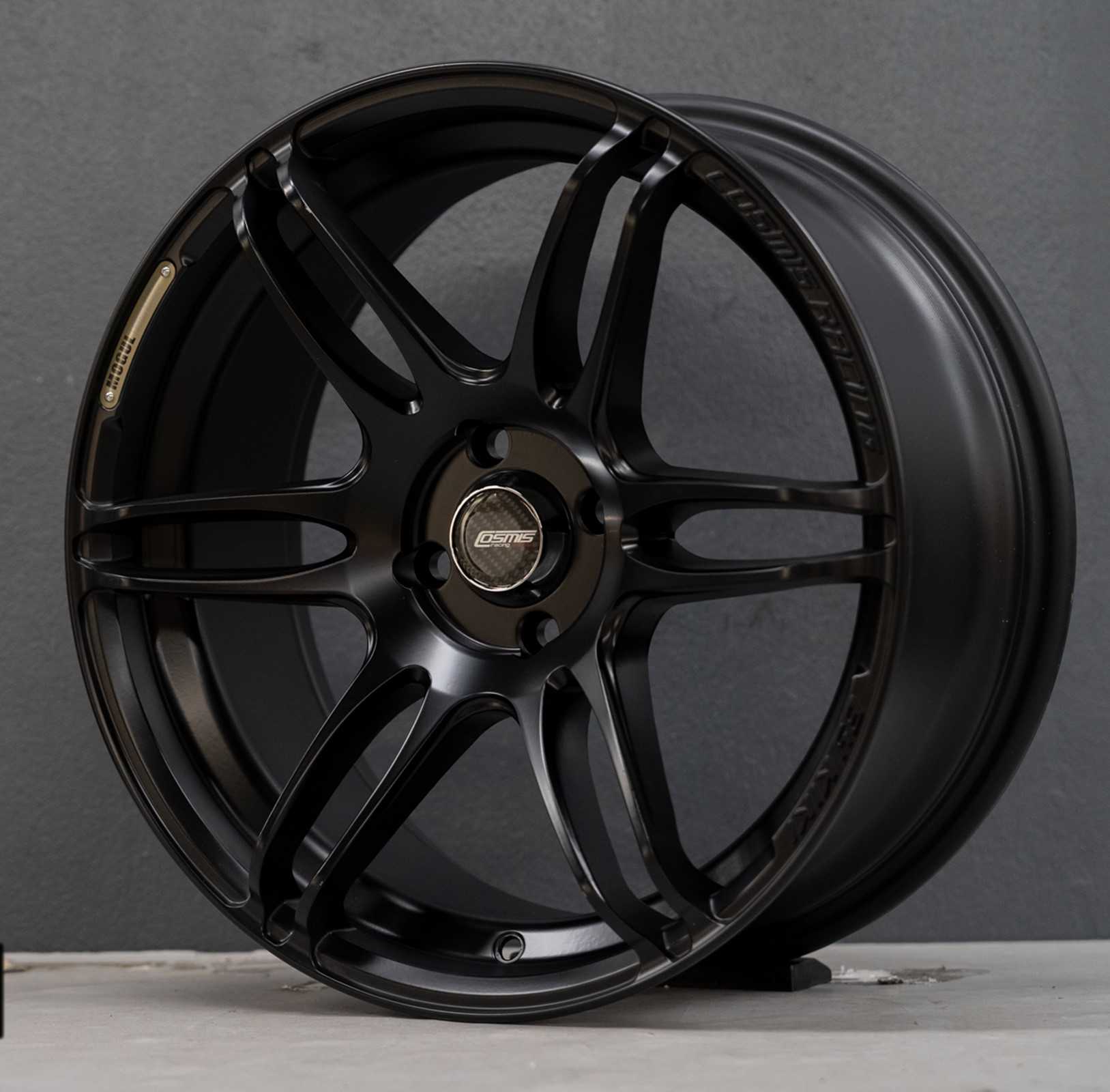แม็กซ์ MR-II(1201) 17X7.5 4X100 ET30  Matt/Black  (สีดำด้าน)