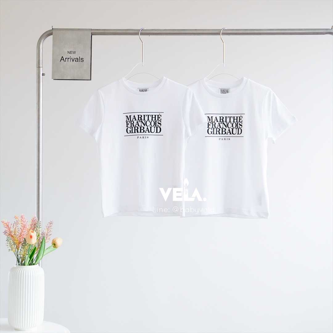 Marithe Kids Enfant Classic Logo Tee (White)