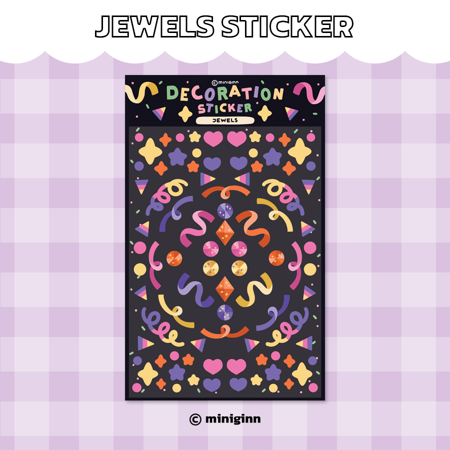 Jewels sticker
