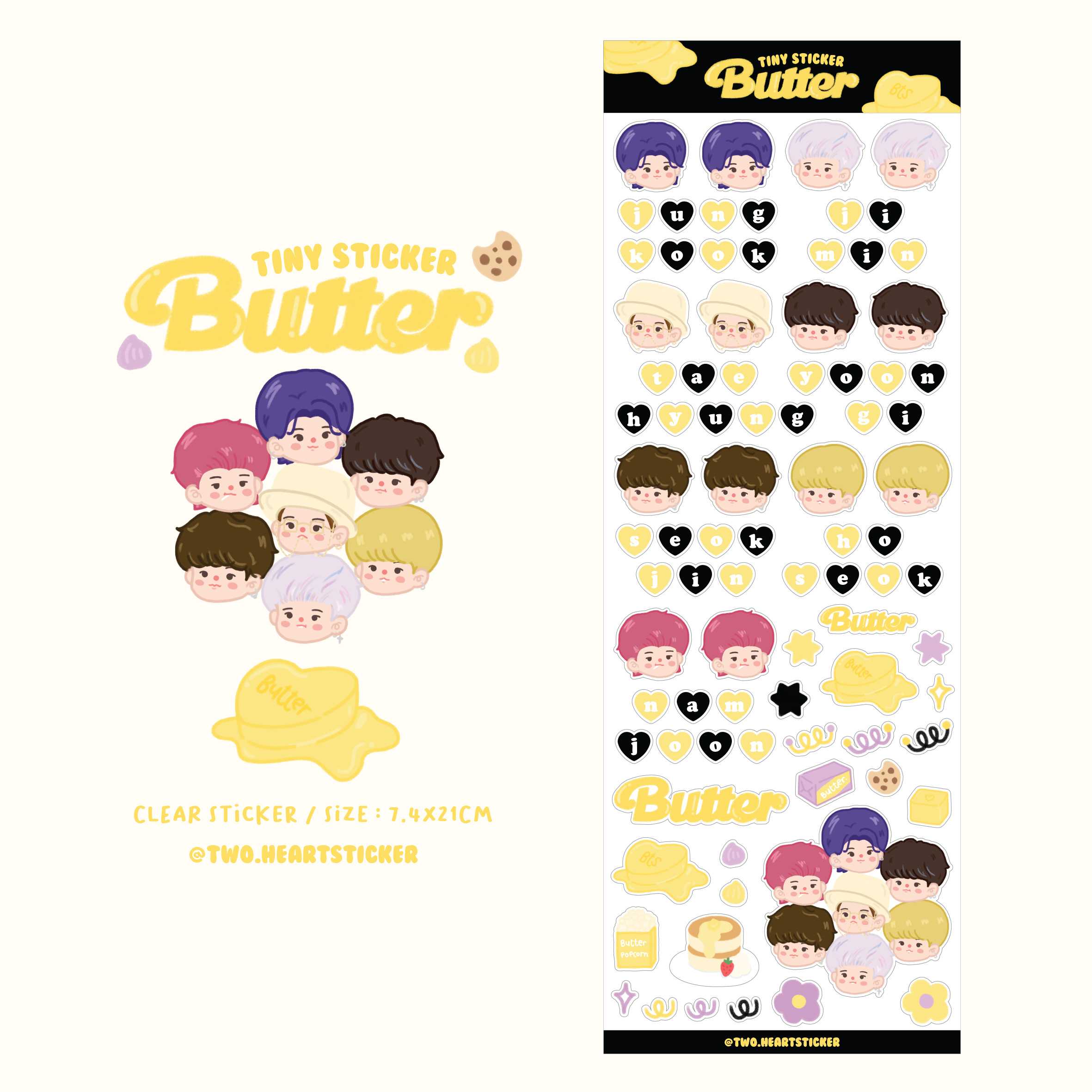 BTS butter Sticker