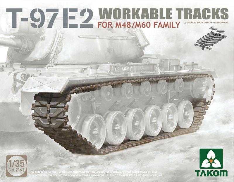 1/35 T-97E2 WORKABLE TRACKS FOR M48/M60 FAMILY