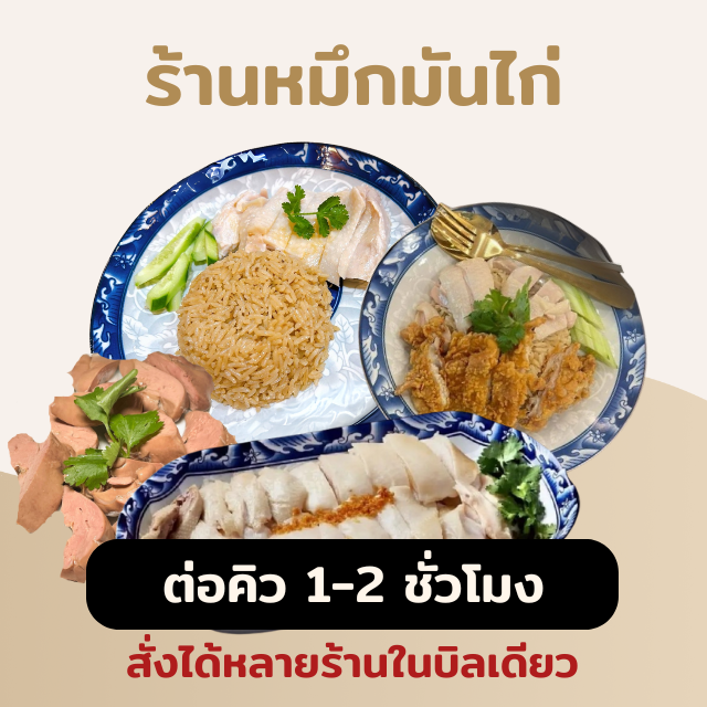ข้าวมันไก่ต้ม(ร้านหมึกมันไก่)กล่องละ