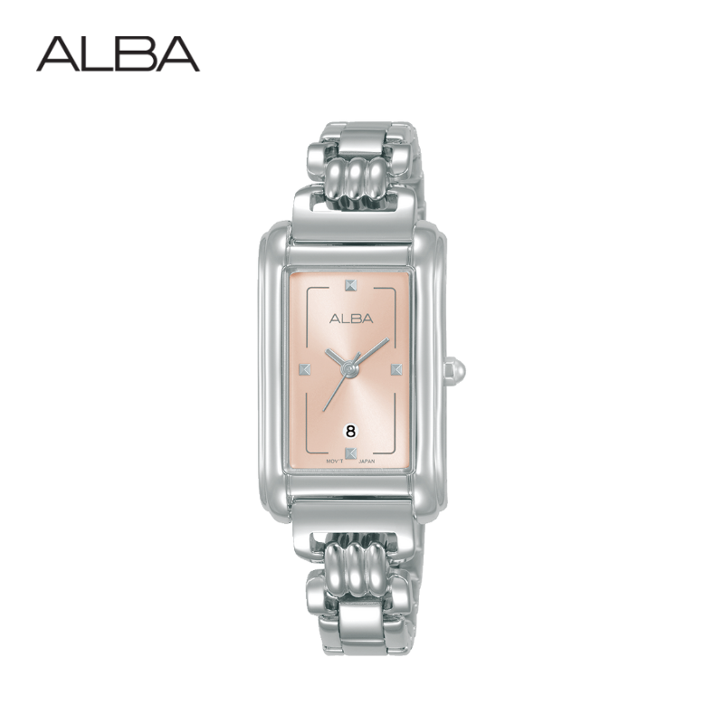 ALBA นาฬิกาข้อมือผู้หญิง Ikebana Quartz รุ่น AH7DC1X ขนาด 34 mm.