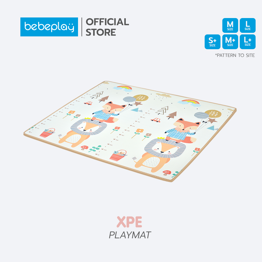 Bebeplay แผ่นรองคลาน XPE แบบม้วนได้