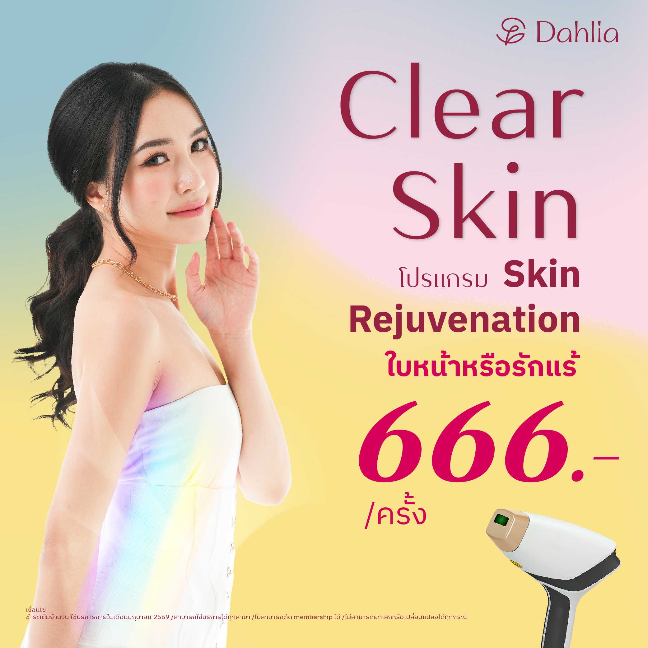 Pride and Perfection 6.6 : โปรแกรม Skin Rejuvenation