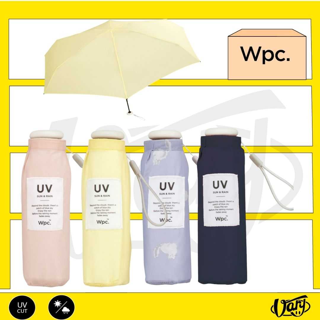 พร้อมส่ง ร่ม WPC นำเข้าจากญี่ปุ่น ของแท้ แบรนด์ WPC. ร่มพับญี่ปุ่น ร่มกันฝน ร่มกันแดด mini umbrella