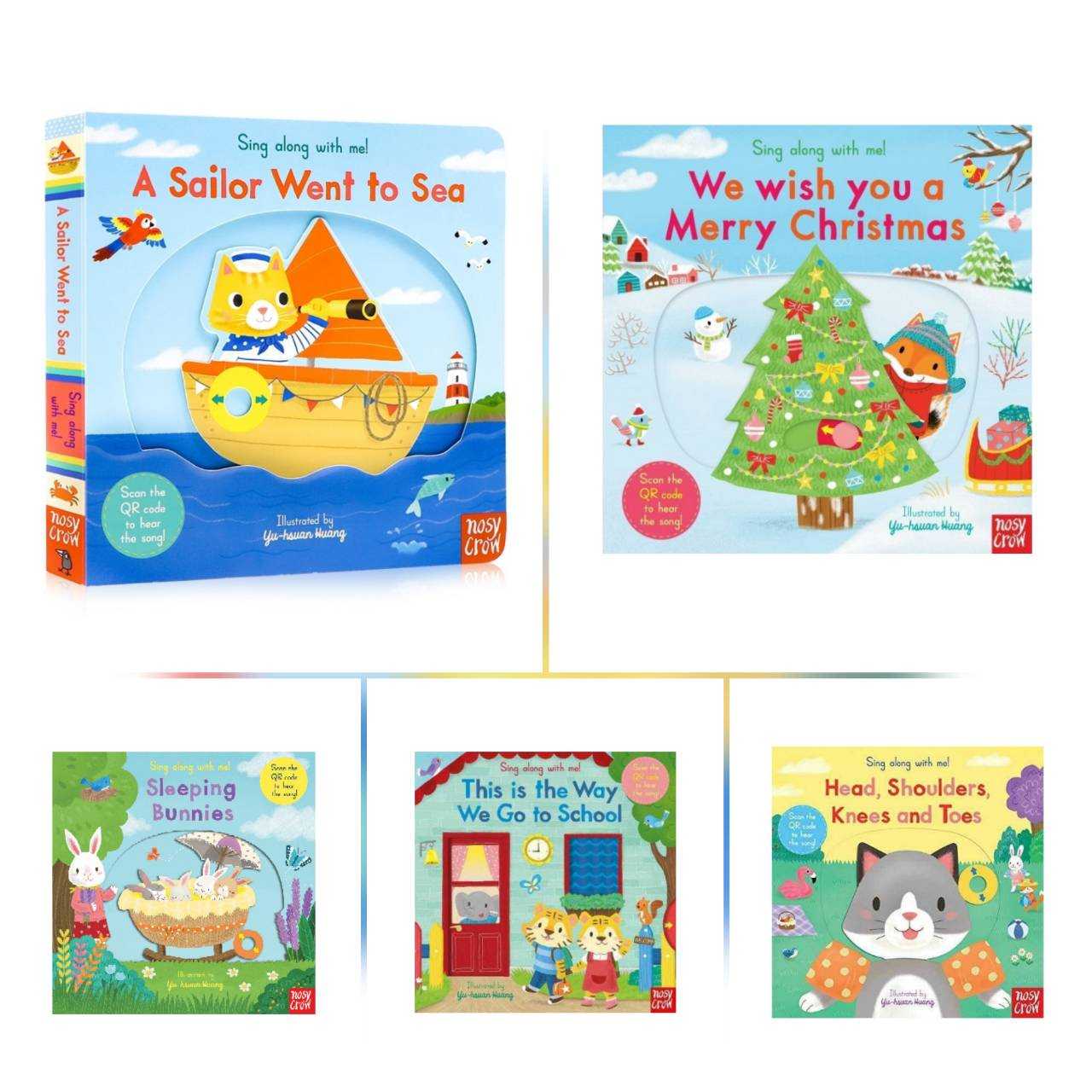 Set A หนังสือนิทาน Sing Along With Me! (5เล่ม) หนังสือนิทานเด็กภาษาอังกฤษ