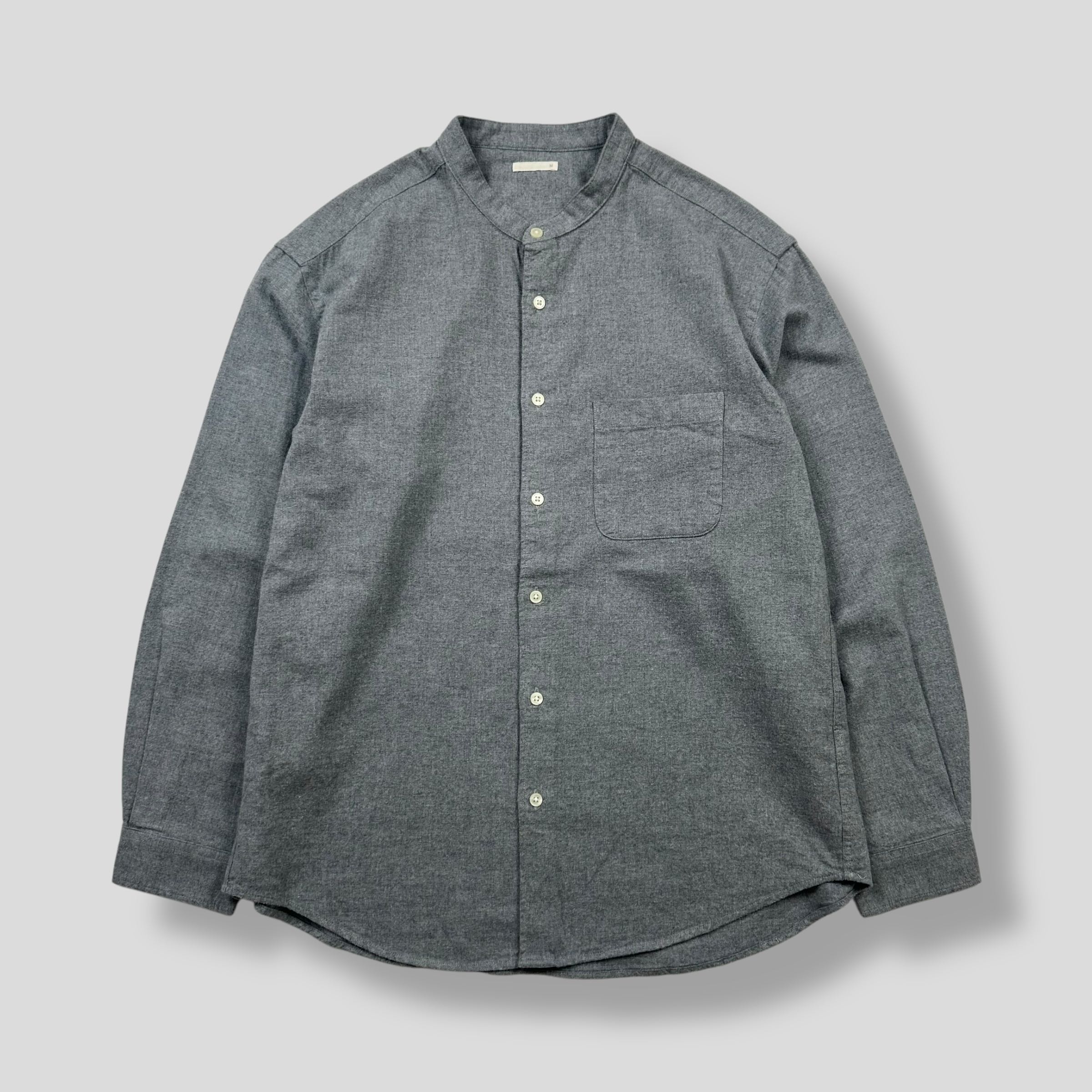 GU FLANNEL STAND COLLAR POCKET 