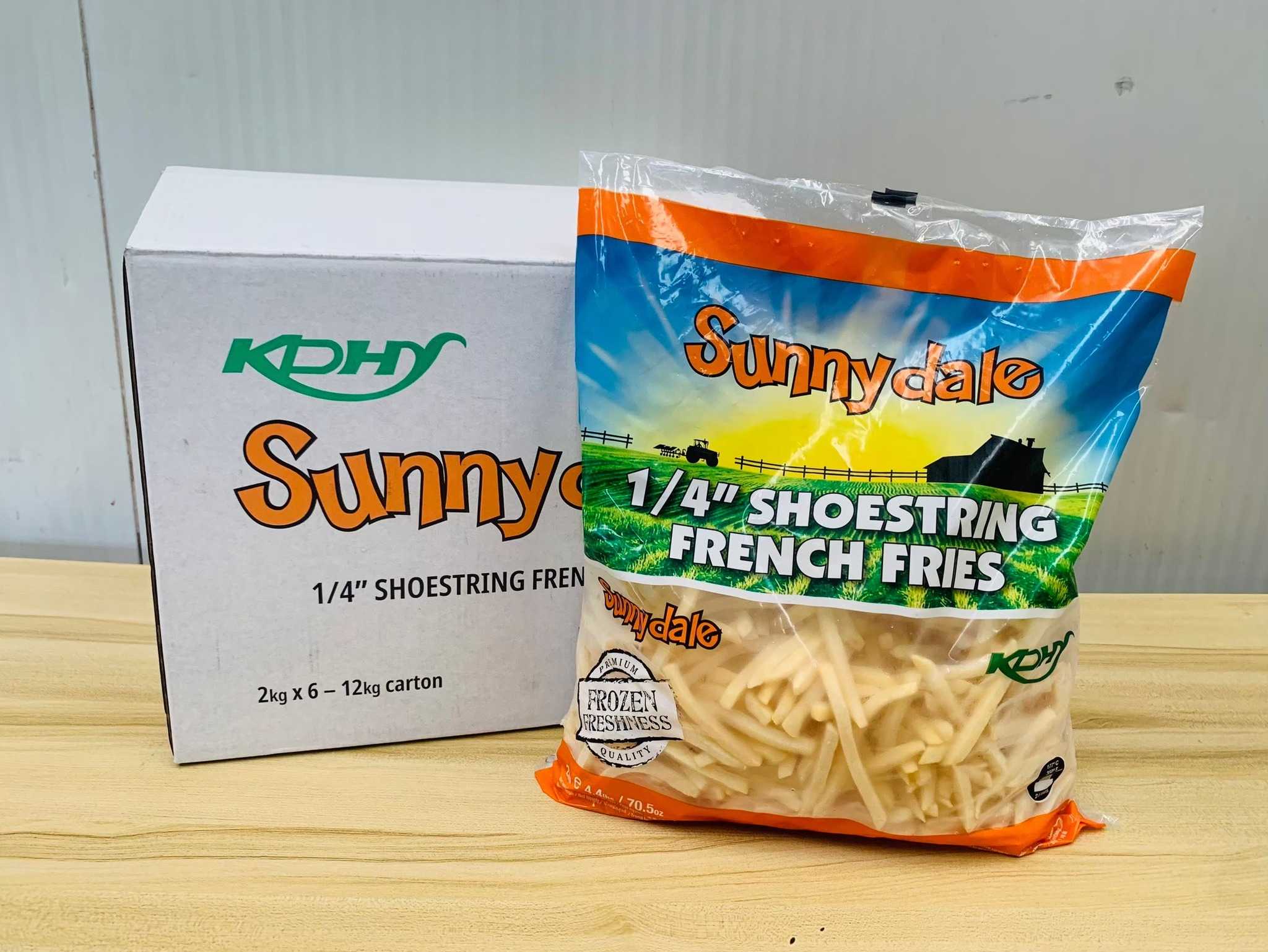 (2kg/p SUNNYDALE) เฟรนฟราย 7 มิล 2kg/p x 6p/กล่อง