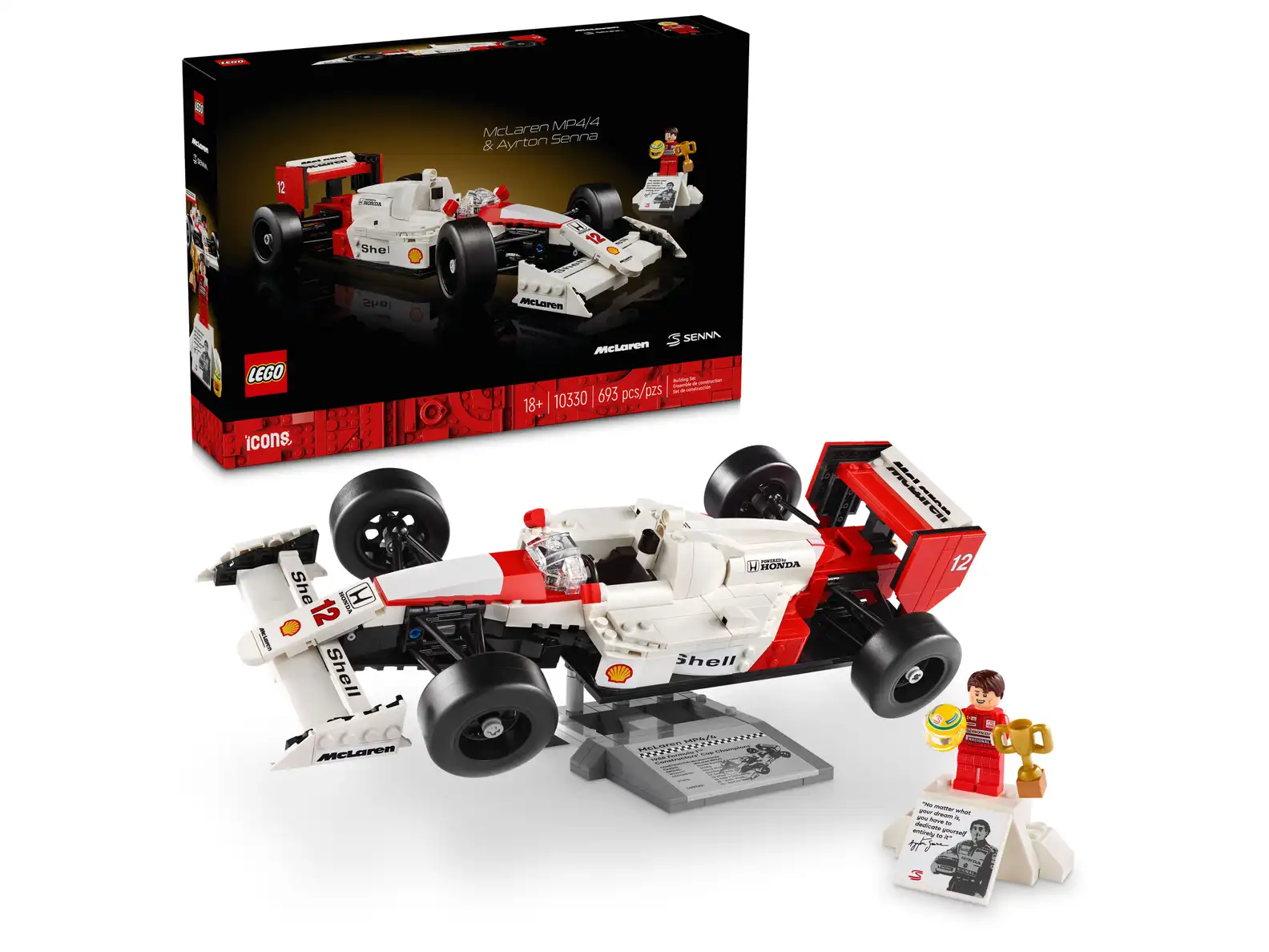 LEGO 10330 McLaren MP4/4 & Ayrton Senna (สินค้าซื้อแล้วไม่รับเปลี่ยนคืน)