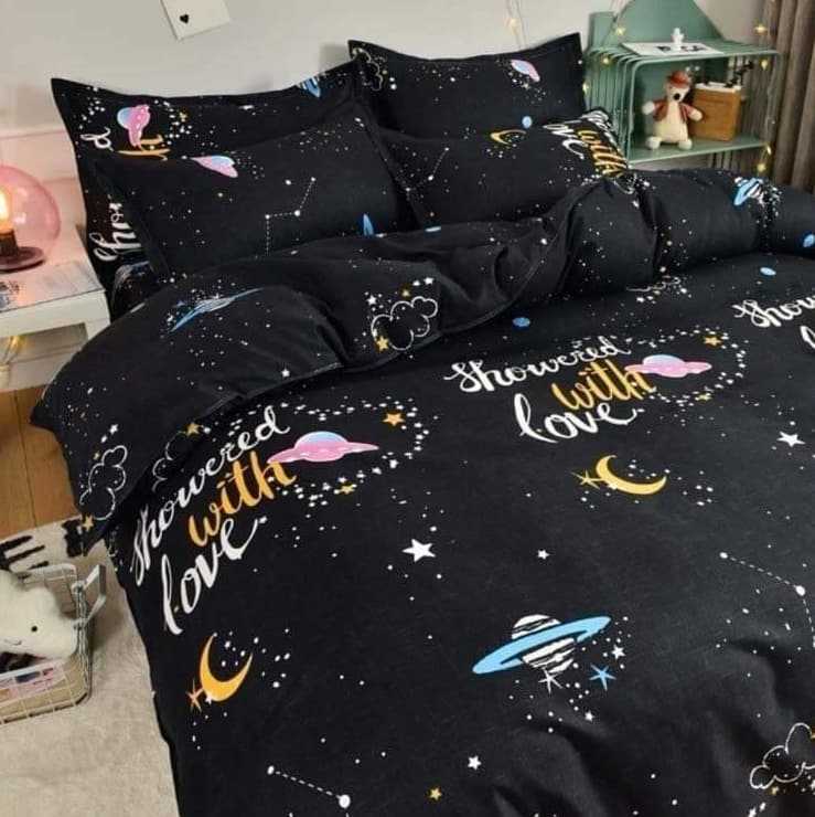 (ส่งฟรี) ❤ 490 บาท ชุดผ้าปูที่นอน+ผ้านวม