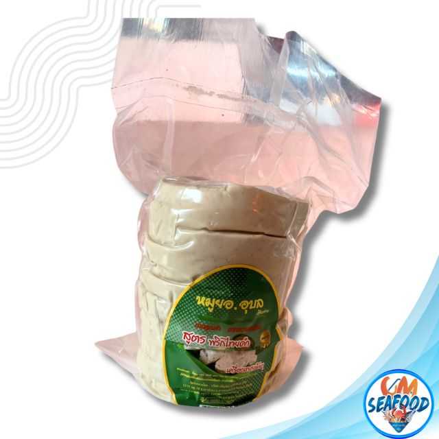 (เดี่ยว 12 ชิ้น) หมูยออุบล สูตรพริกไทยดำ 1kg/p x5p/หิ้ว (ส่ง 5+ 69.00 บาท) (ส่ง 10+ 67.20 บาท)