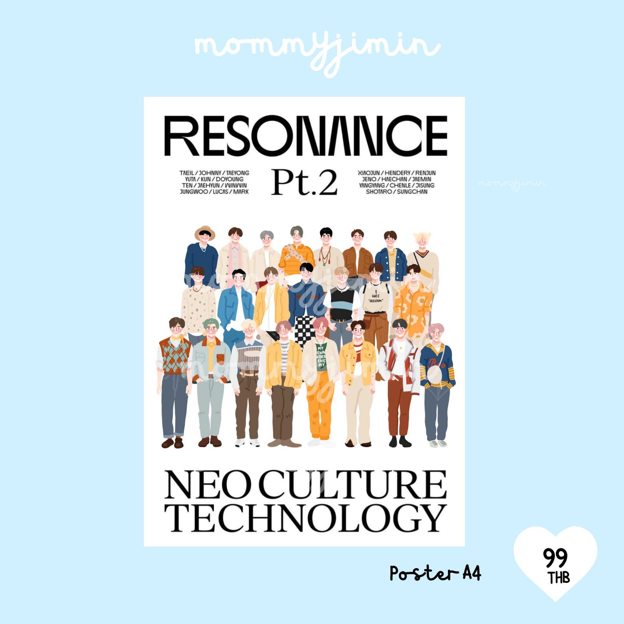 Postcard “NCT” Resonance