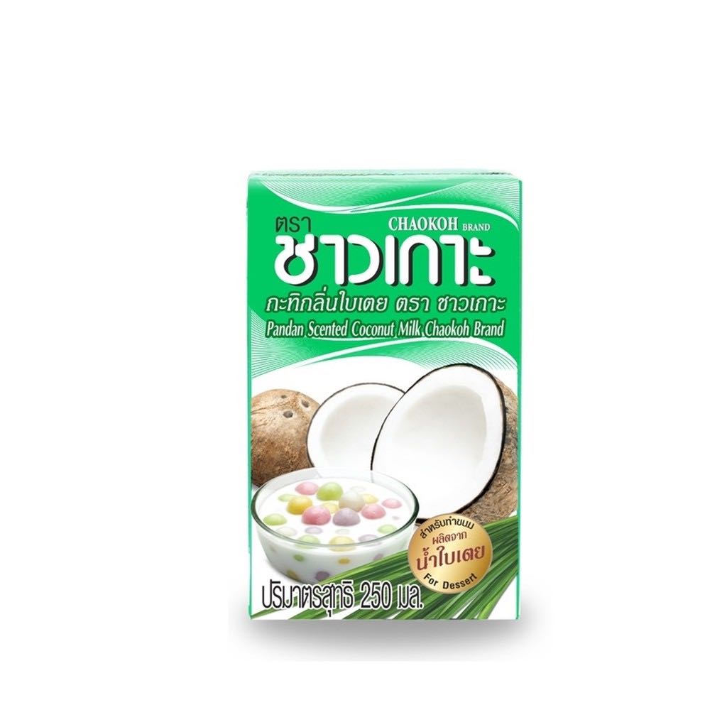 กะทิชาวเกาะ กลิ่นใบเตย 250ml