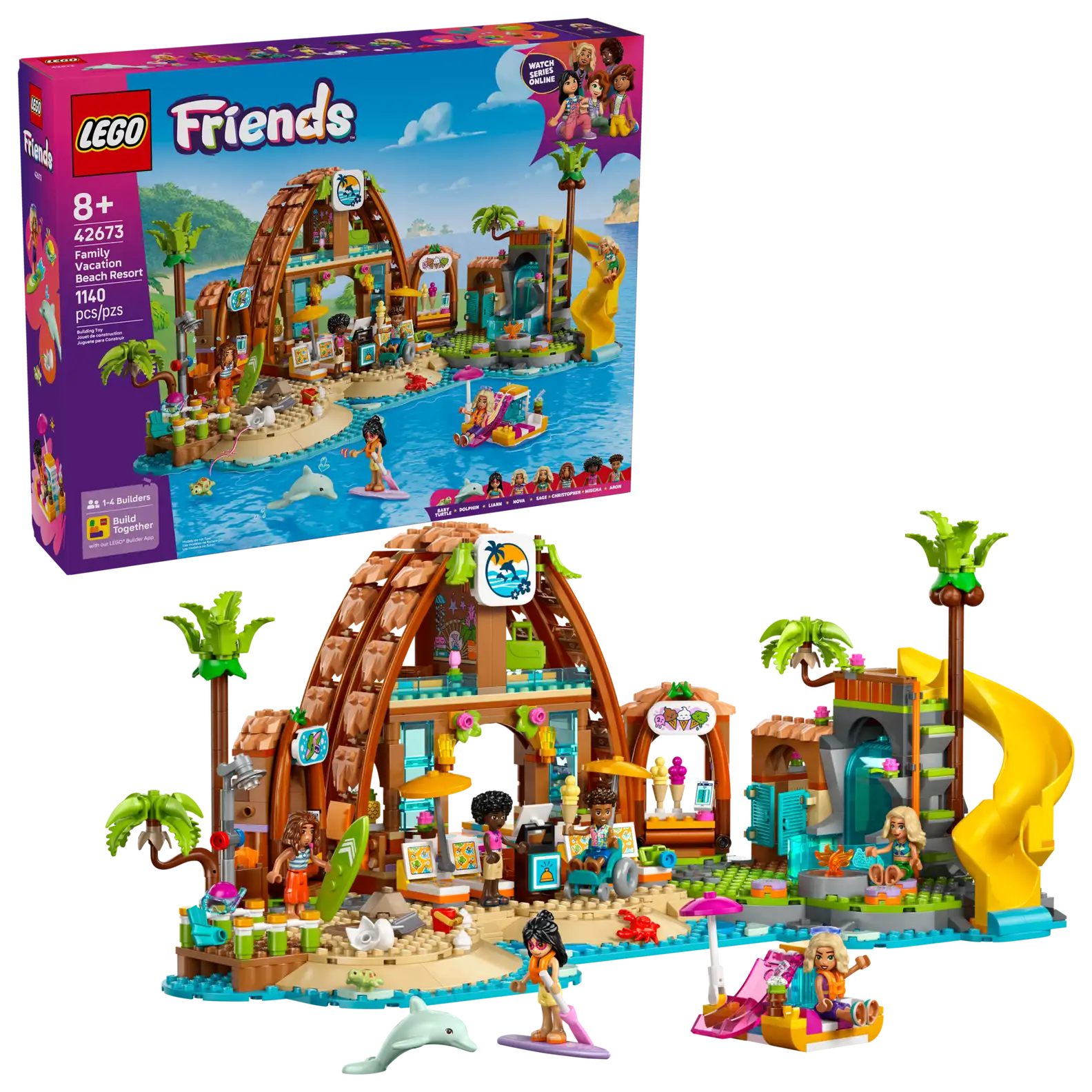 LEGO 42673 Family Vacation Beach Resort(สินค้าซื้อแล้วไม่รับเปลี่ยนคืน)