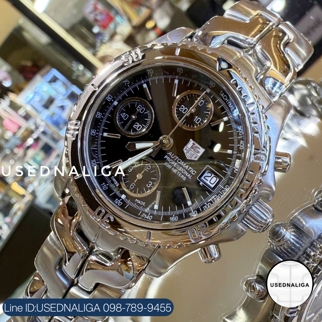 TAG HEUER Link Chronograph Mensize Auto 