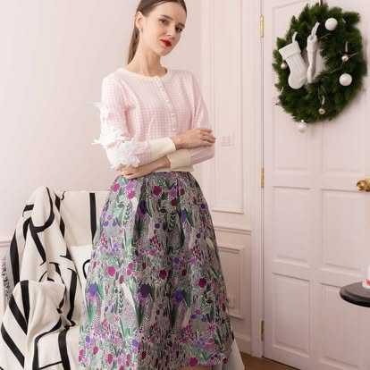 Vibrant floral Skirt