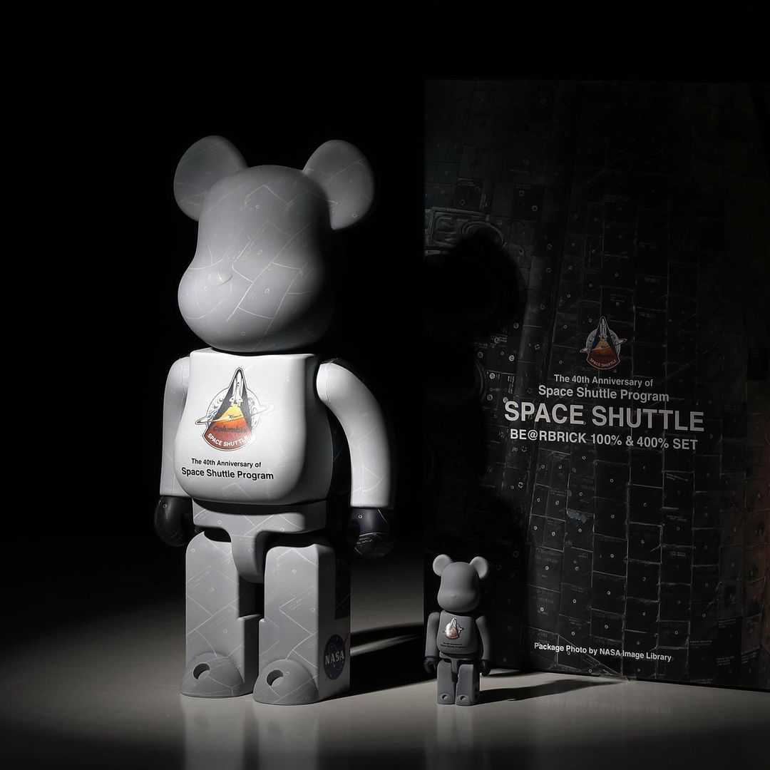 Bearbrick NASA SPACE SHUTTLE 100%+400%