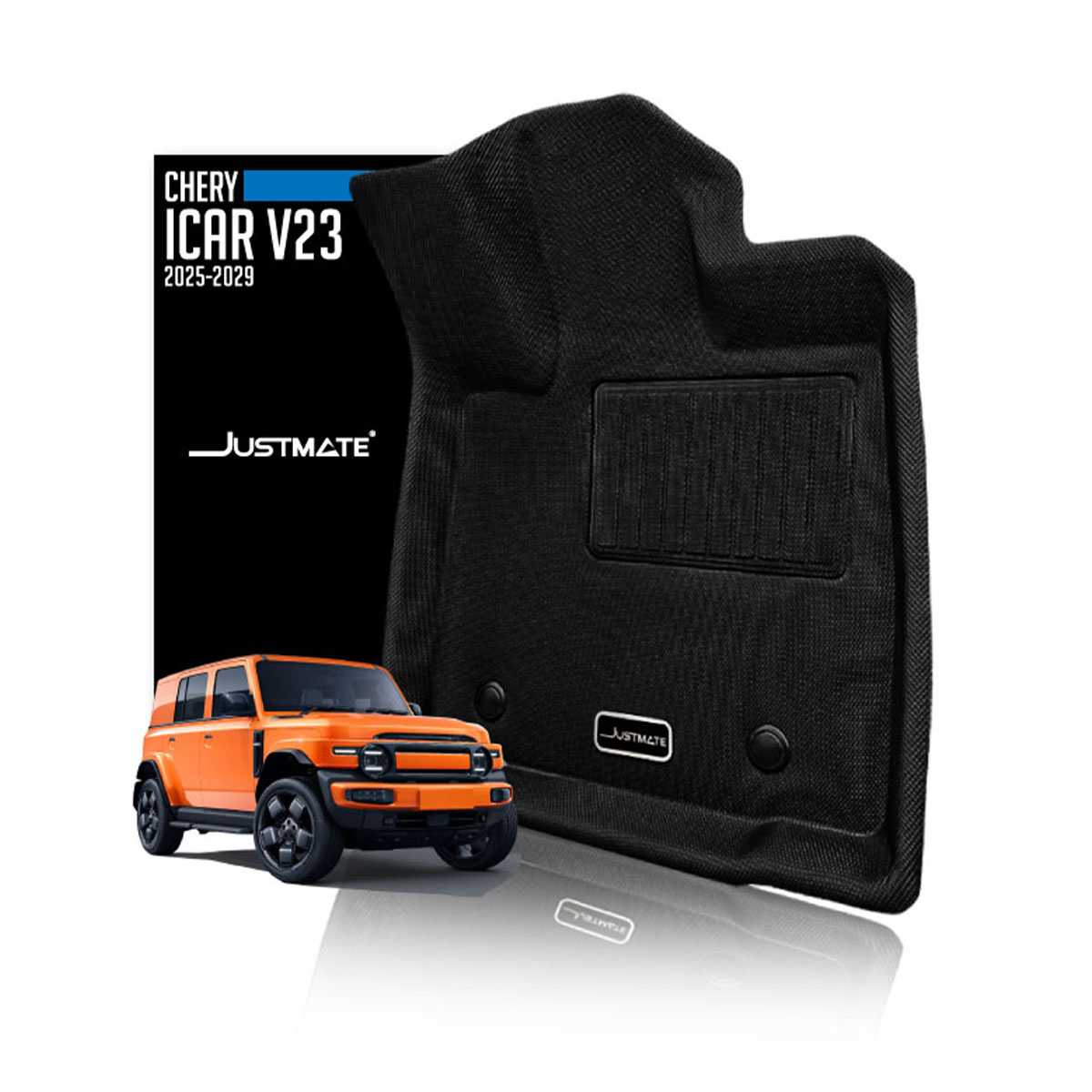 [JUSTMATE] CHERY พรมปูพื้นรถยนต์ iCAR V23 2025 - 2029