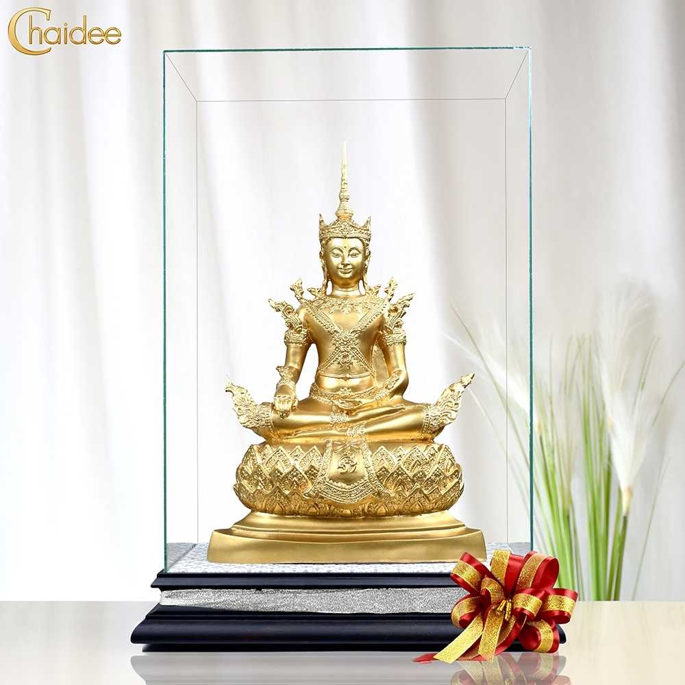พระพุทธรูปทรงเครื่องพระมหาจักรพรรดิ หน้าตัก 7 นิ้ว (สีทอง)